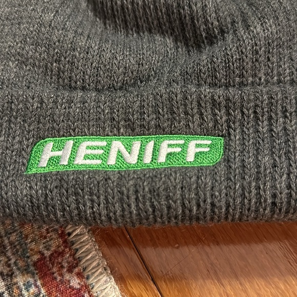 Gray men’s north face, circular rib, beanie, Heniff - Picture 3 of 8